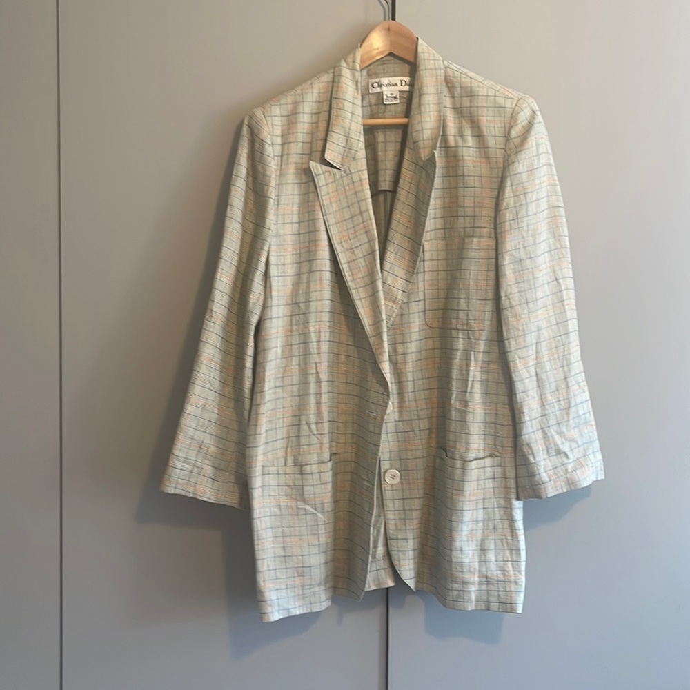 Linen Dior blazer